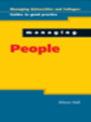 cover image of Managing People